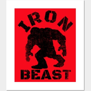 IRON BEAST BODYBUILDING Posters and Art